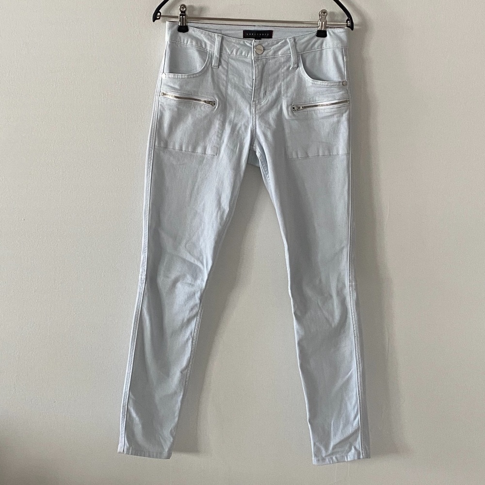 Sanctuary Light Blue Cargo Pockets Skinny Jeans 26